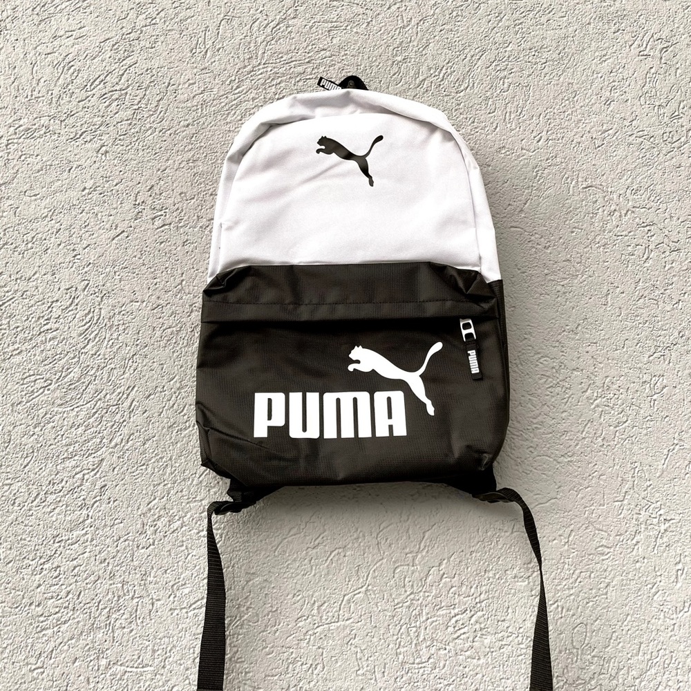 Puma Black and White Backpack